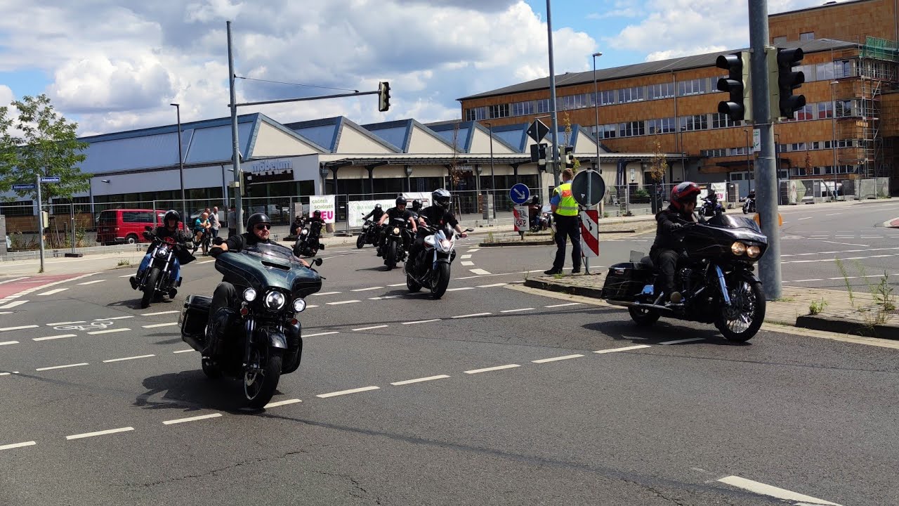 BIKER DEMO LEIPZIG | 12.07.20 | Komplett KOLONNE von 16500 Biker