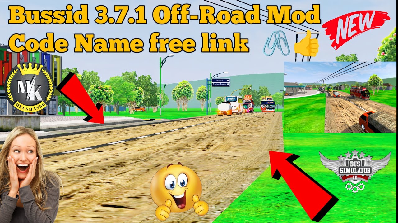 Bussid 3.7.1New Broken Off-Road Mod Code Name | How To Add bus simulator Indonesia game