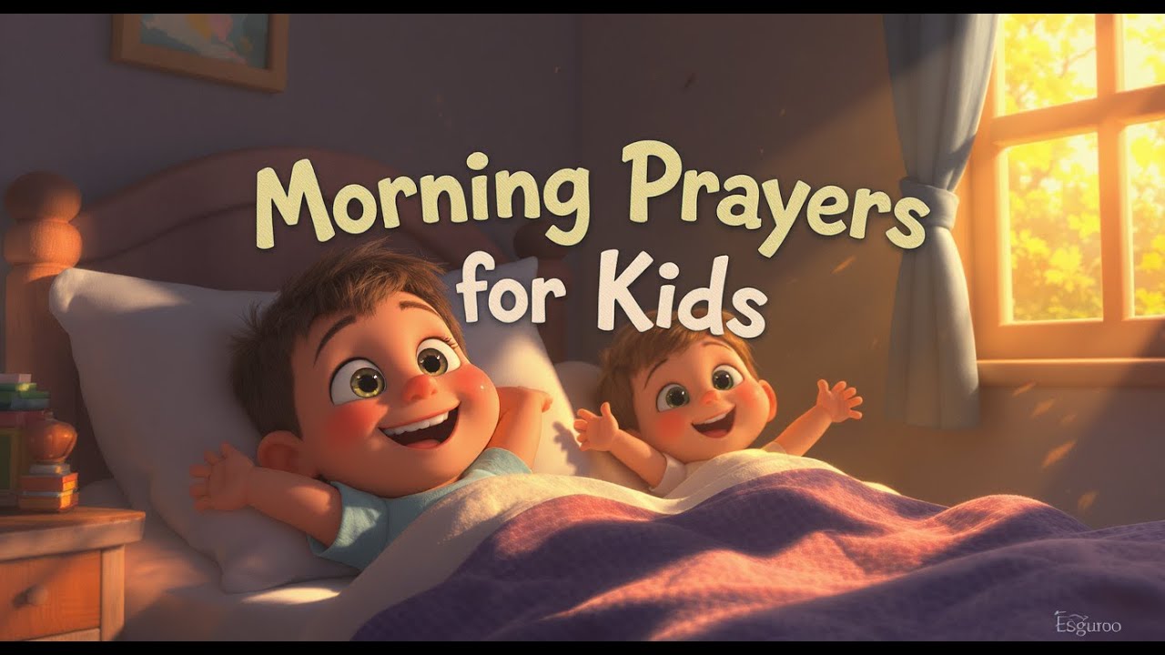 Morning Prayer for Kids 🌞 | Learn How to Pray Step-by-Step with Easy Song & Bible Verse