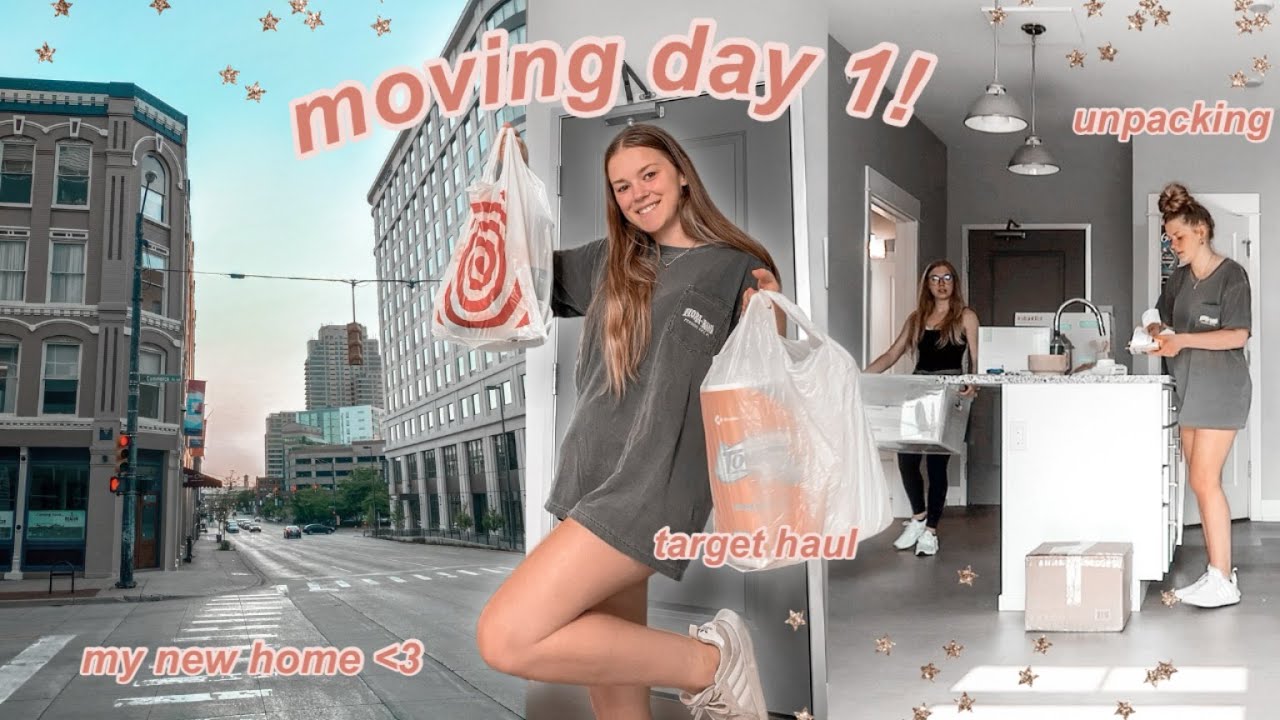 moving into my first college apartment vlog!! (living alone at 20!)