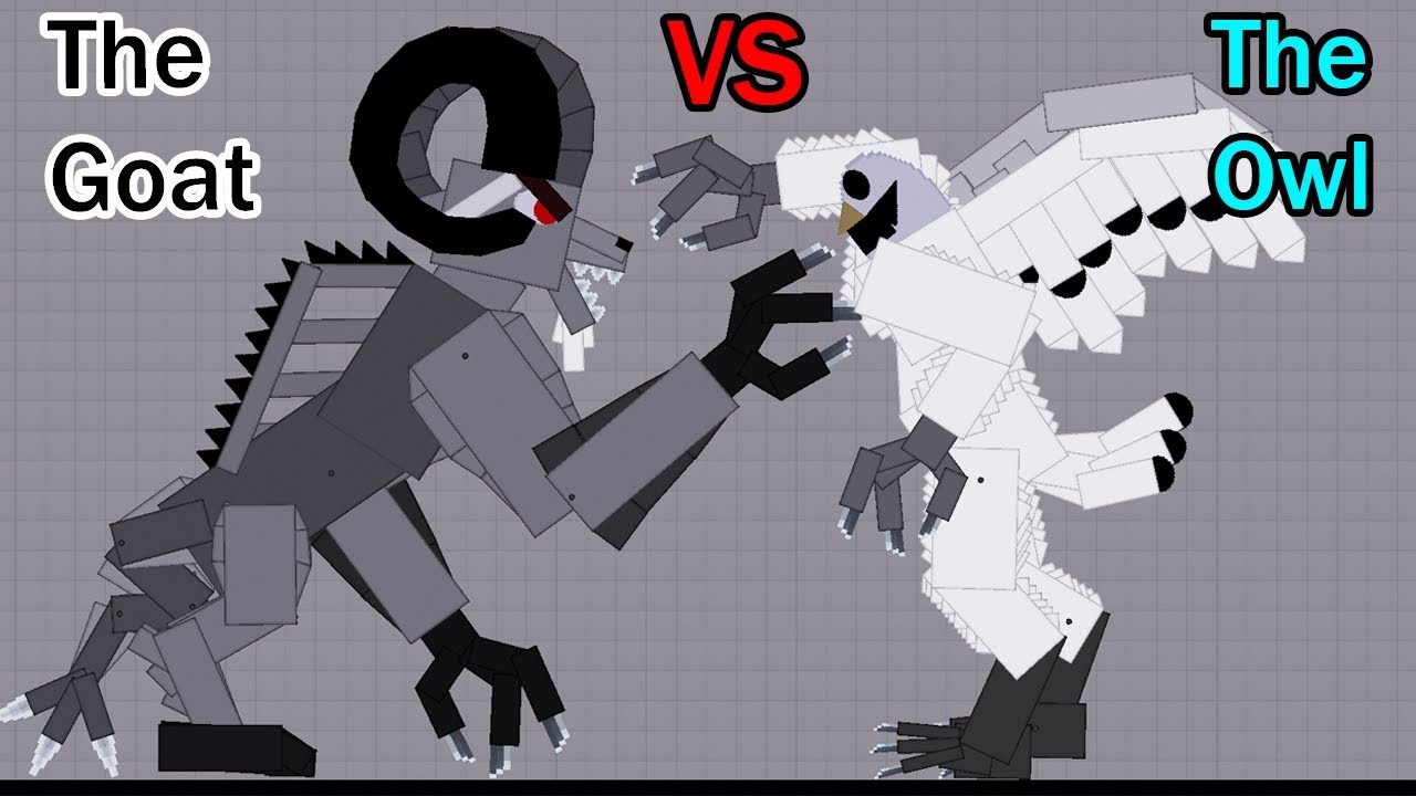 THE GOAT vs THE OWL Who Is Stronger ? 99 Nights In The Forest - People Playground