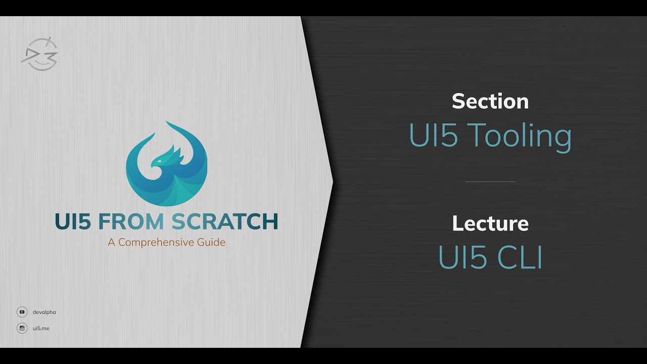 3.2 UI5 Tooling | UI5 CLI