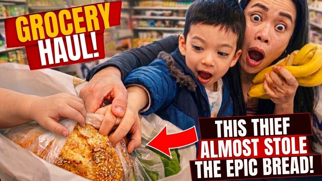 Shopping with My Kids 🛒… I Caught Him 😳 | Grocery Vlog + Haul”