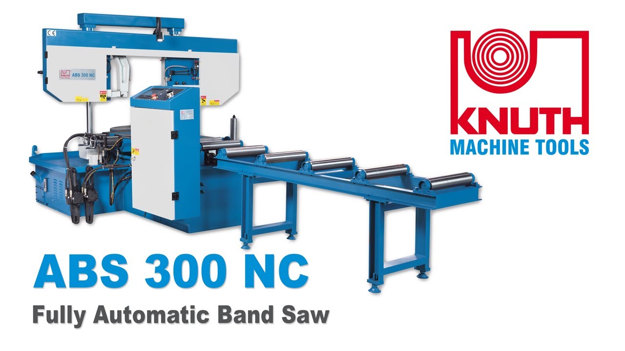 KNUTH ABS 300 NC - Fully Automatic Band Saw with programmable cutting angle