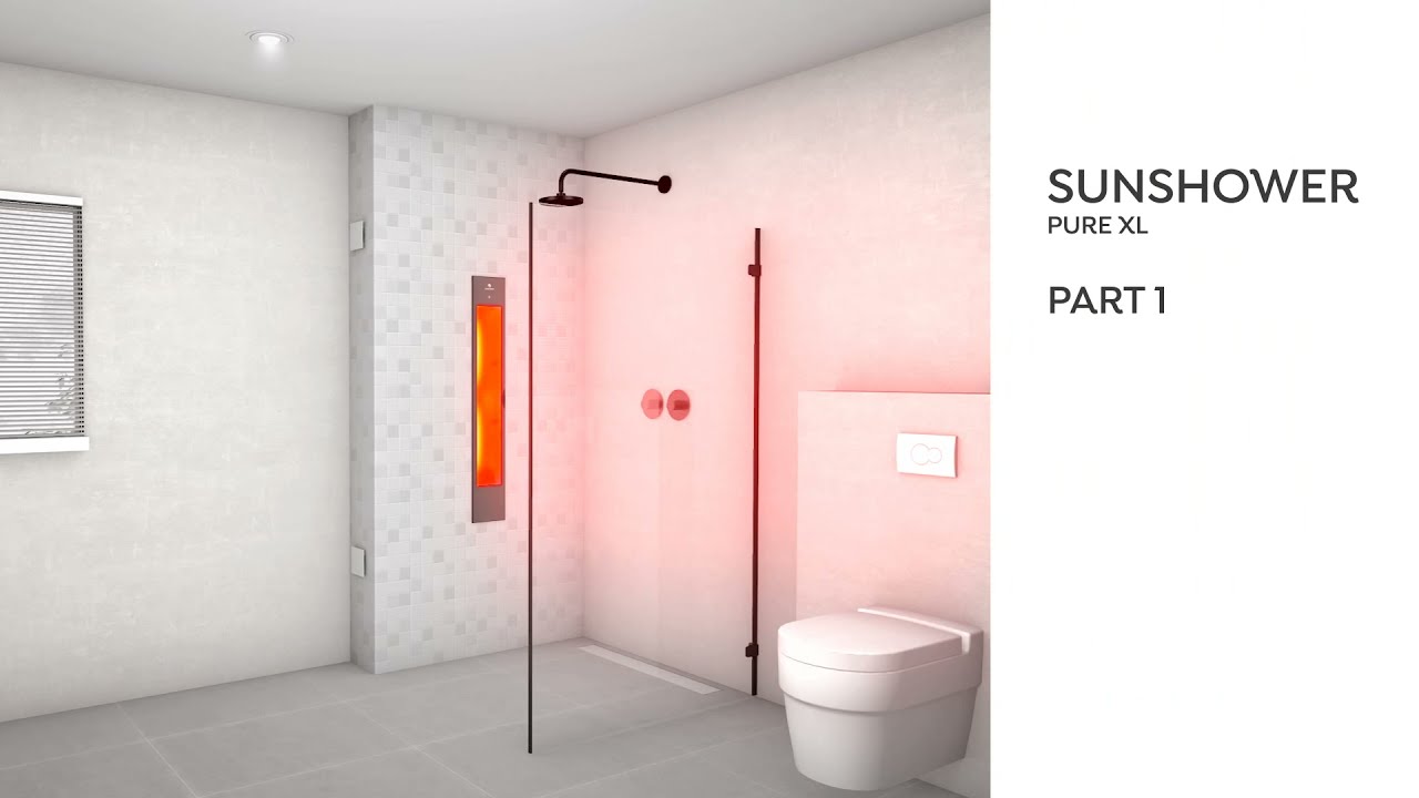 Sunshower Pure XL inbouw installatievideo | Rhodos Wellness