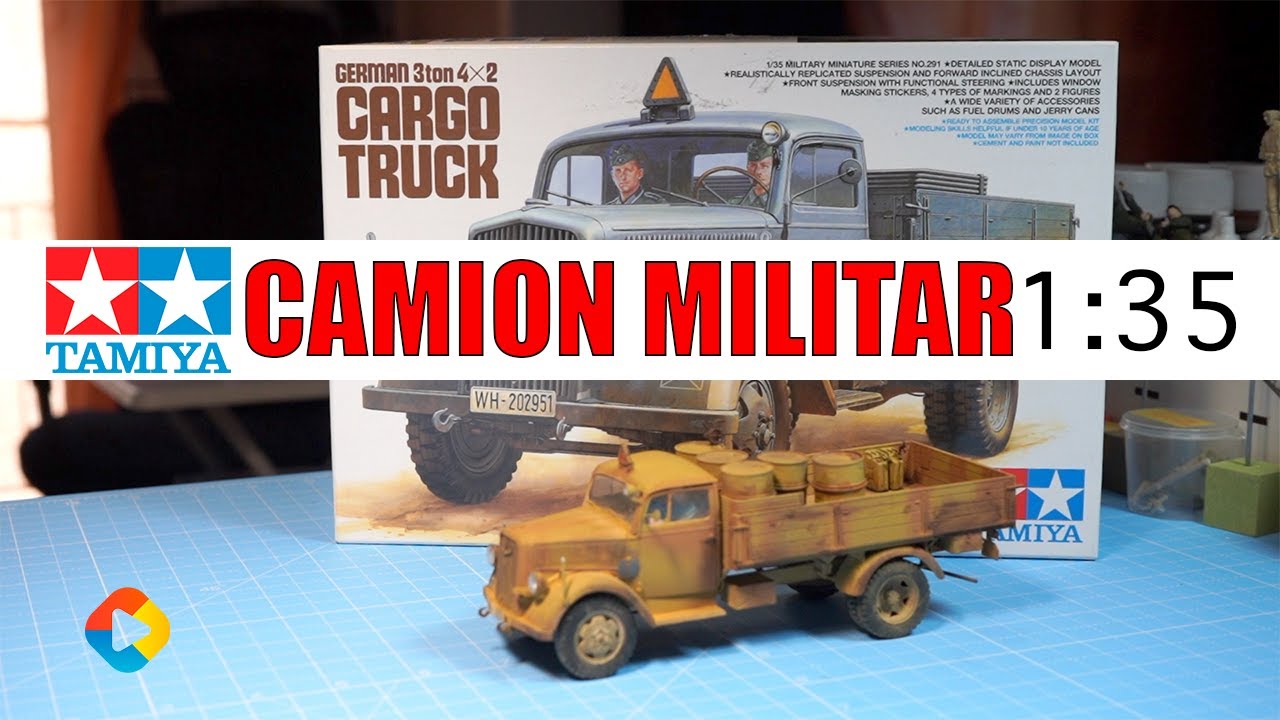 MAQUETA TAMIYA CARGO TRUCK | GERMAN 3TON 4X2 | ESCALA 1:35 | EN ESPAÑOL - DonGregorioYJack