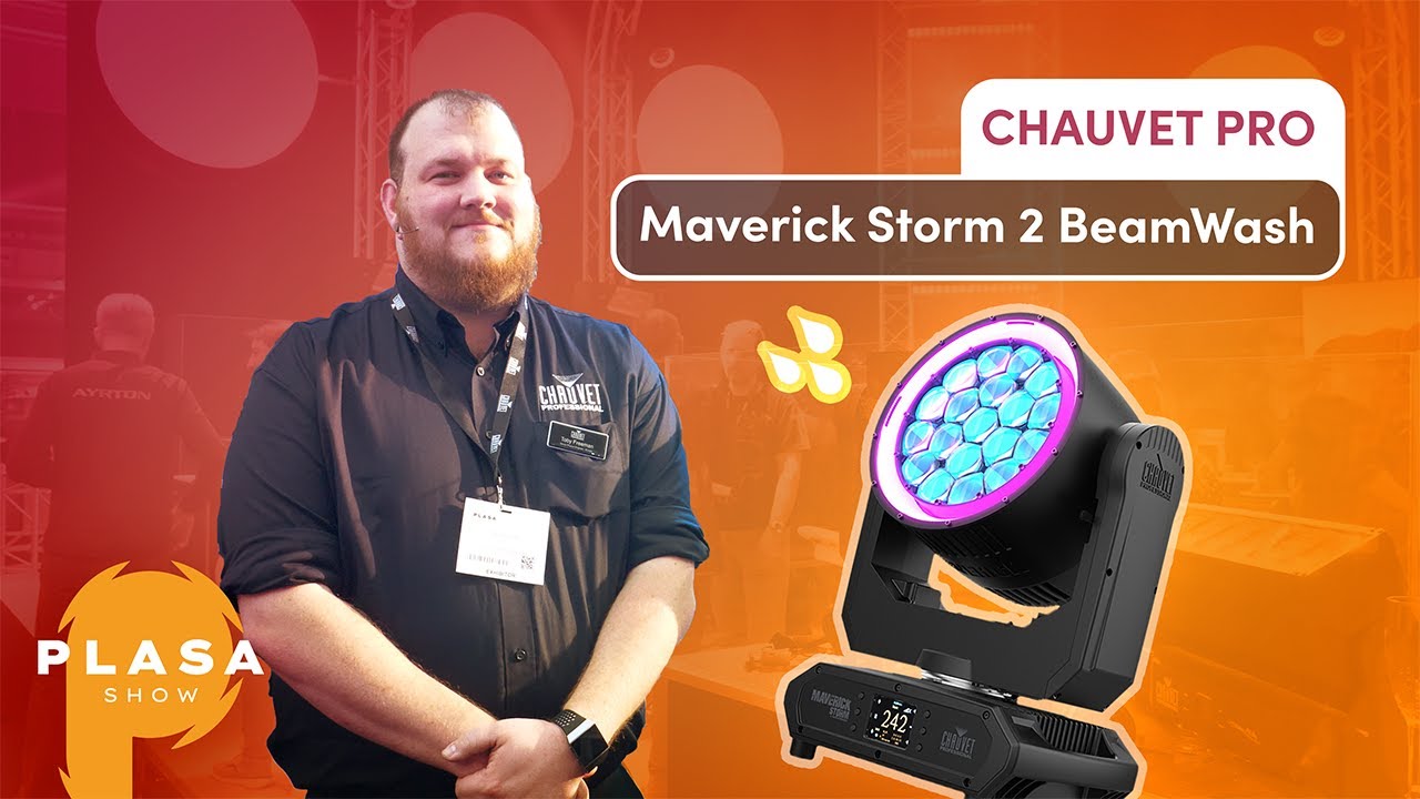 CHAUVET Professional Maverick Storm 1 Wash IP Moving Head - PLASA 2022