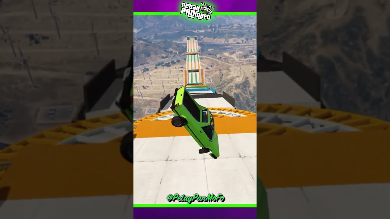 Landed It!! Mega Ramp in the New Boor (GTA Online Custom Race - PS n PC Links) 🎮