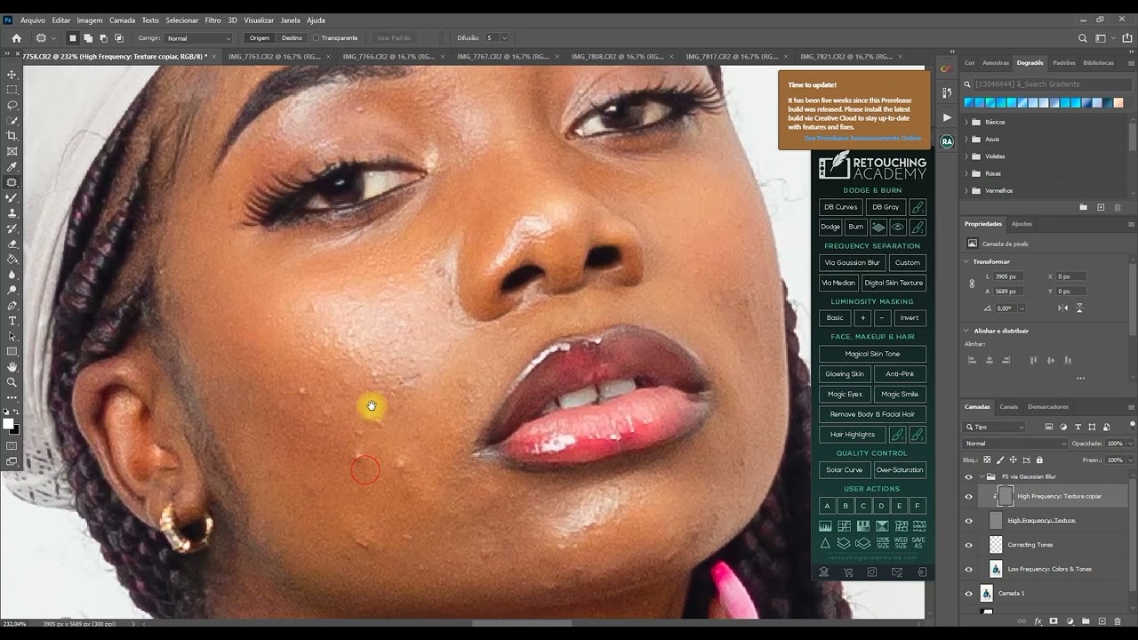 O Melhor Tratamento de Pele Negra 2023 | Tratamento de pele avançado (Photoshop CC)