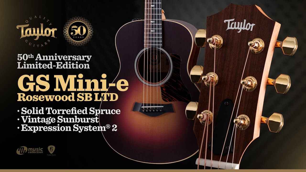 รีวิว | 50th Anniversary | Taylor GS Mini-e (𝑅𝑜𝑠𝑒𝑤𝑜𝑜𝑑 𝑆𝐵 𝐿𝑇𝐷) 