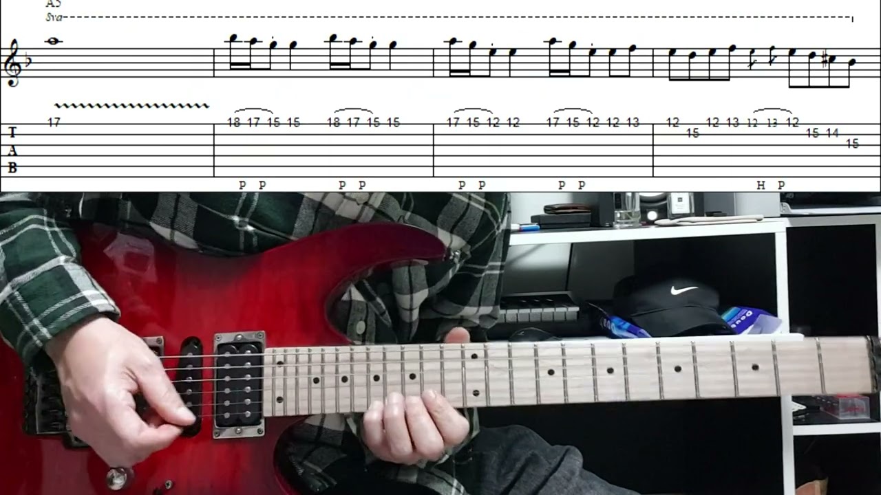 Deep Purple - Highway Star Keyboard Solo (Guitar Arrangement)