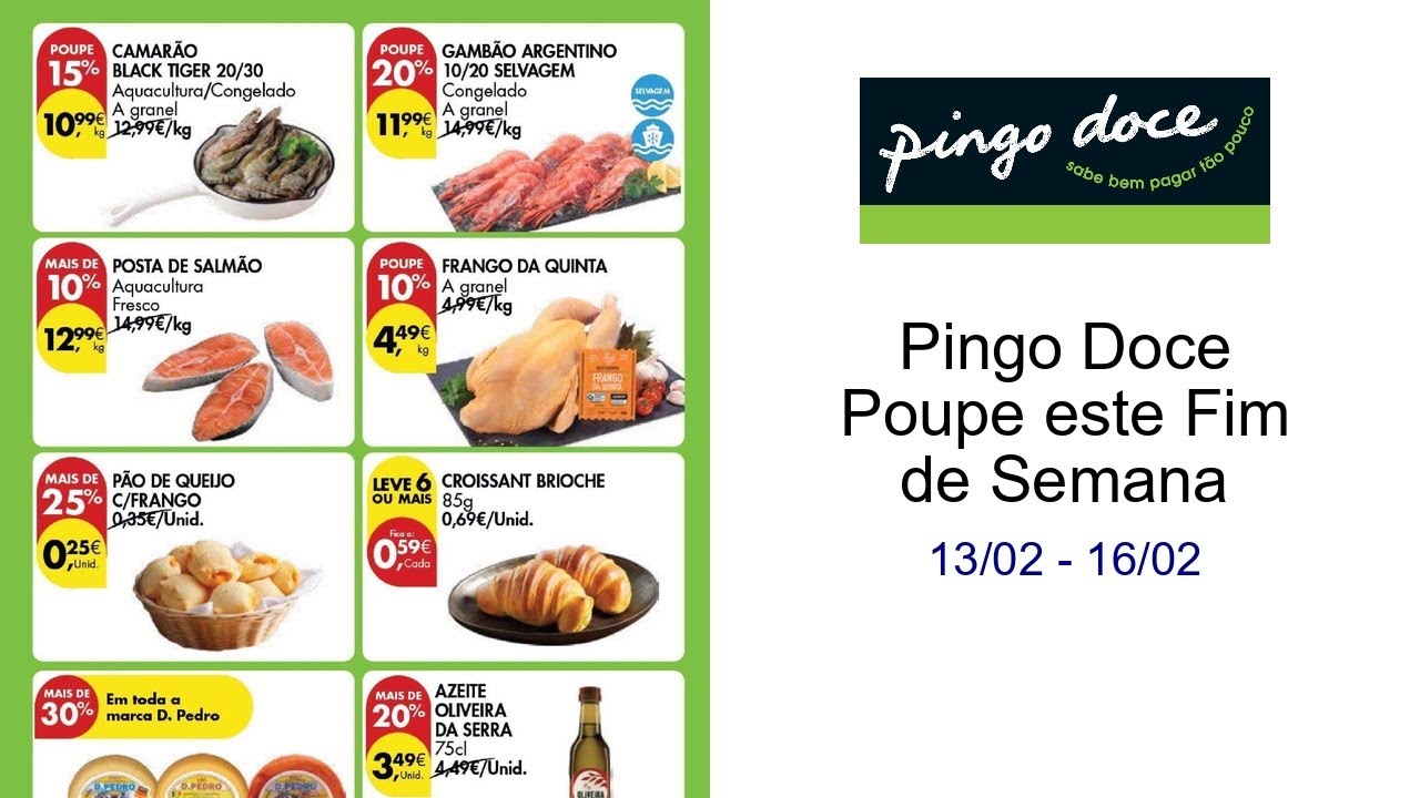 Pingo Doce Poupe este Fim de Semana 13/02 - 16/02