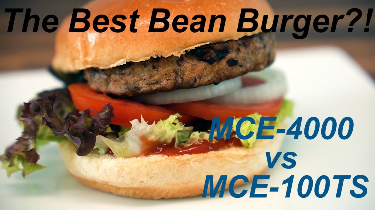 The Best Bean Burger - Tylopur MCE-4000 vs MCE-100TS