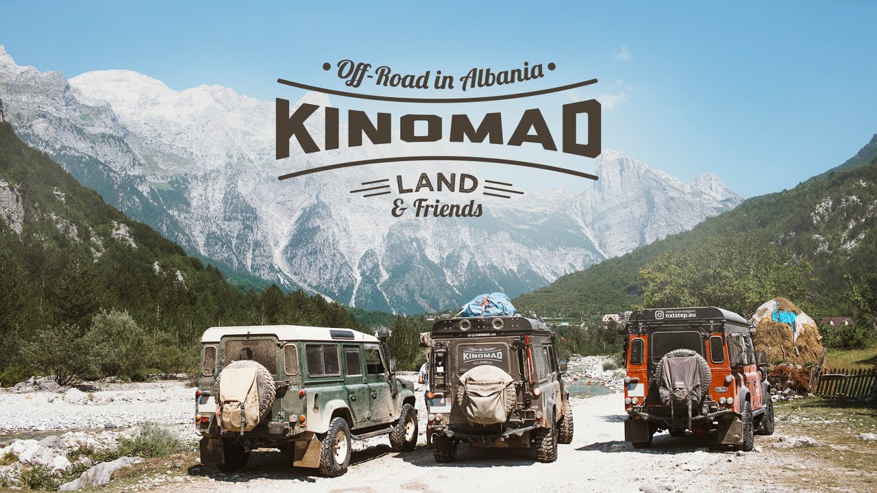 Off Road in Albania with Kinomad Land & Friends - Overlanding in Land Rover Defender 110 (4wd / 4x4)