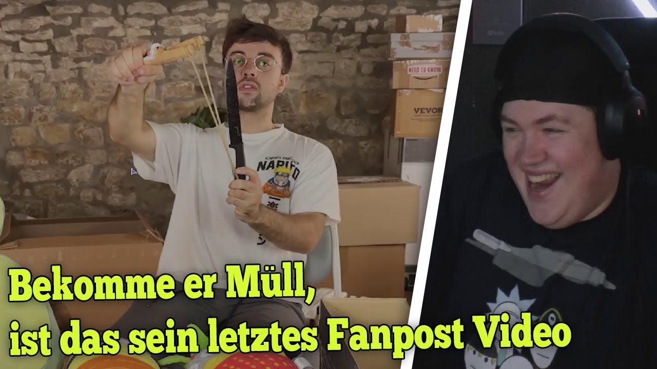 Bekomme er Müll, ist das sein letztes Fanpost Video | REAKTION