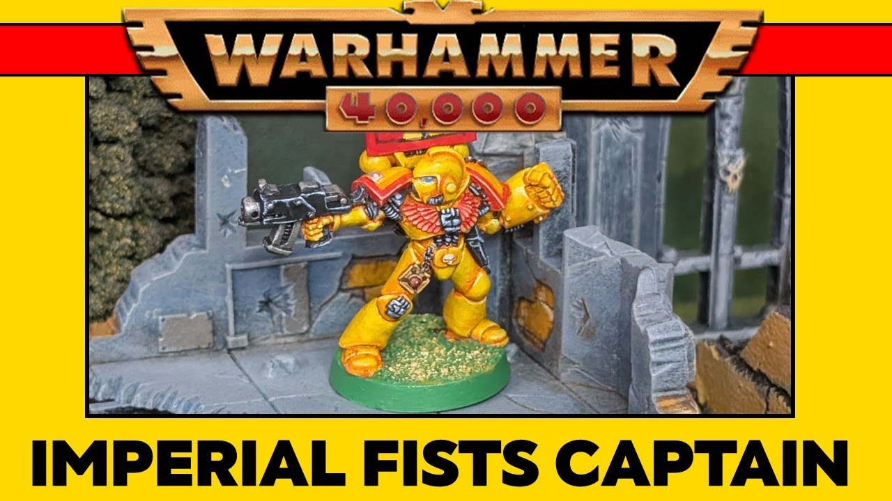 Retro Space Marine  Captain | Warhammer 40k 2nd edition