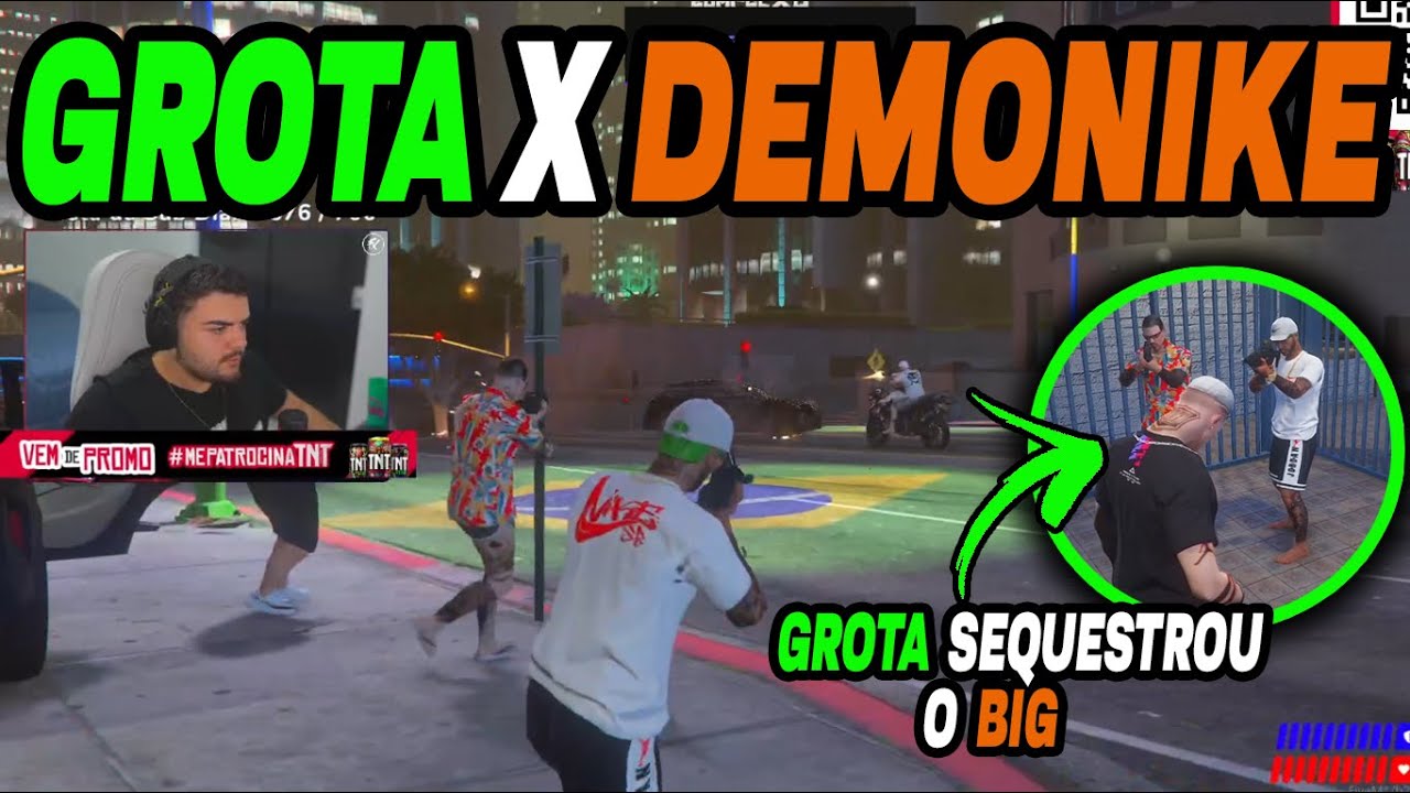 TRETA GROTA X DEMONIKE!! INDIO CONTRATOU A GROTA PARA SEQUESTR4R O BIG E DEU RUIM? QUEM GANHOU?