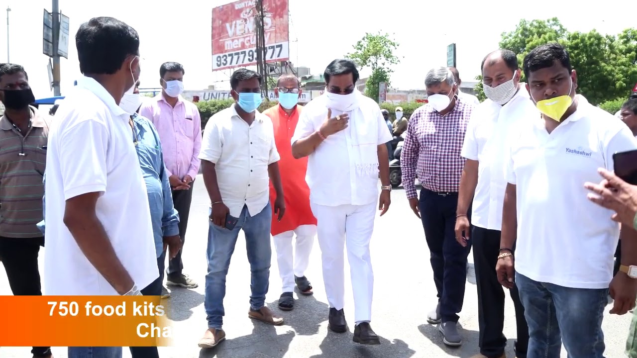 MP C R Patil Social Activity During Corona Pandemic - 01/06/2020