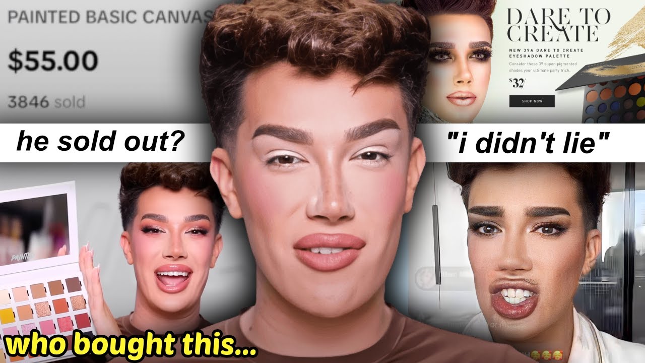 James Charles LIED about this...(messy palette launch)