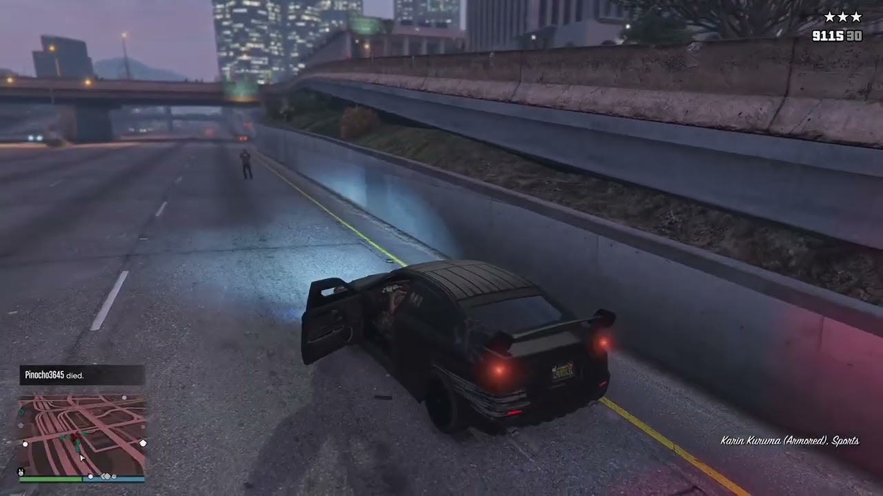 Gta 5 online sever crazy chase down shootouts 