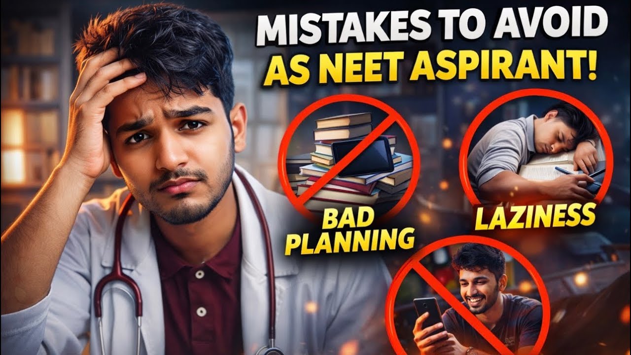 Why Most NEET Aspirants Fail😨 | Major Mistakes Explained✅