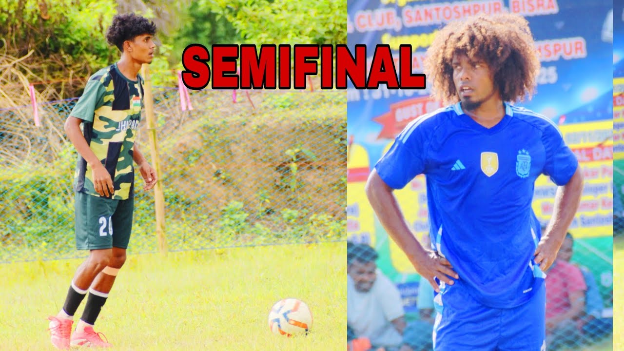 JHIRPANI FC vs PRAGATI CLUB JHIRPANI MATCH/SANTOSHPUR football tournament 2025/