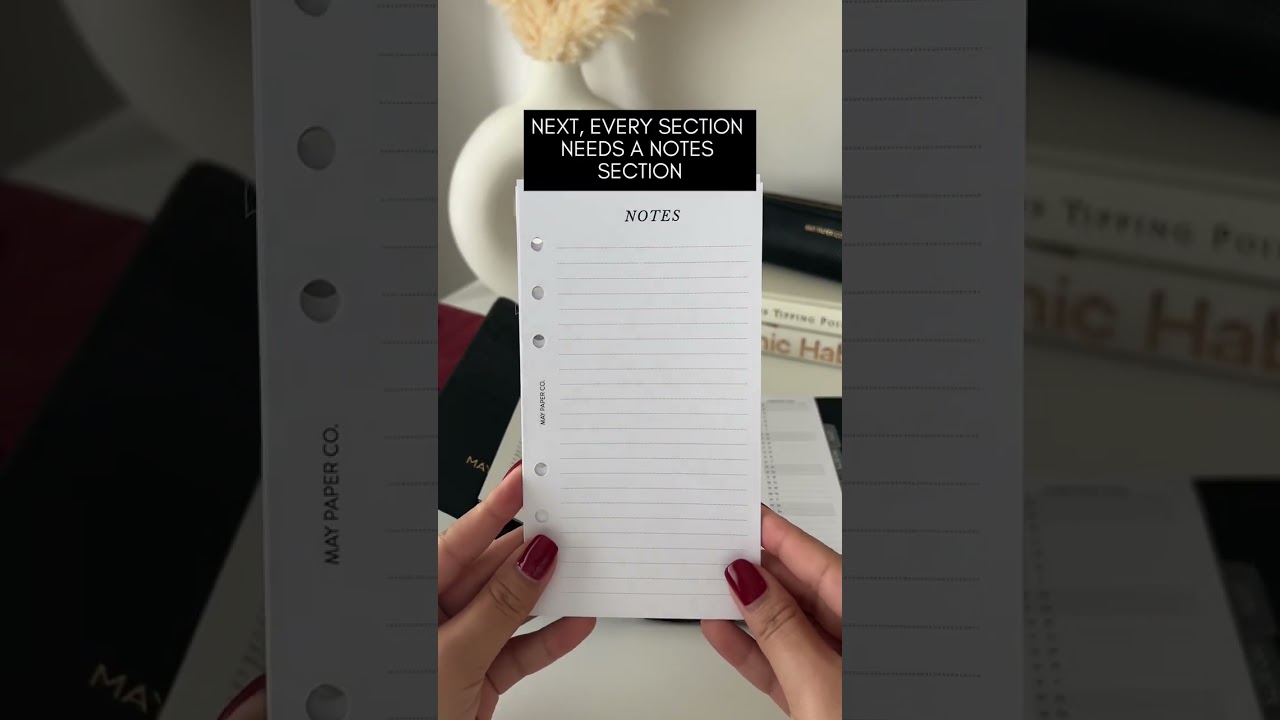 How I'd set up a 2025 ringbound planner for a corporate supervisor | maypaperco.com #planner
