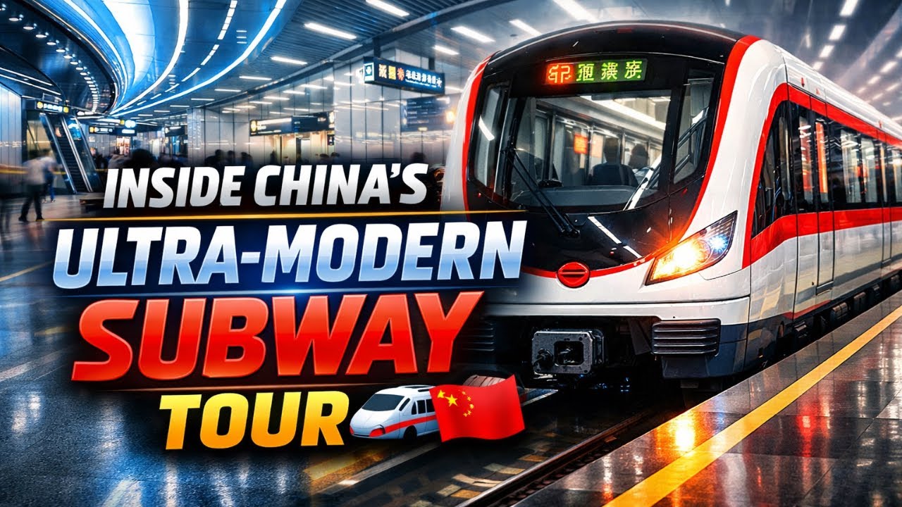 Inside China’s Ultra-Modern Subway | World’s Best Metro?🚇