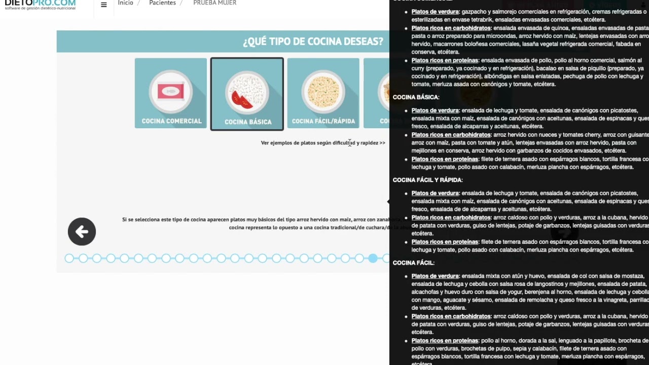 Tipos de cocina en Dietopro.com