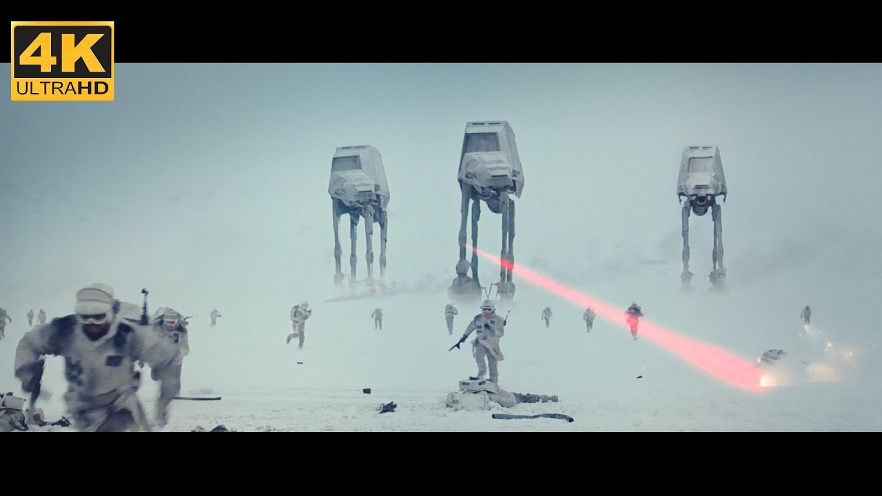 4K Star Wars Ep.V - Empire Strikes Back: The Battle of Hoth Part 2 of 2