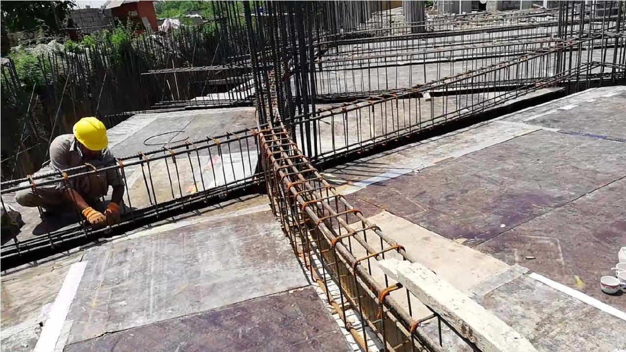 Arch(Curve) beam construction at site