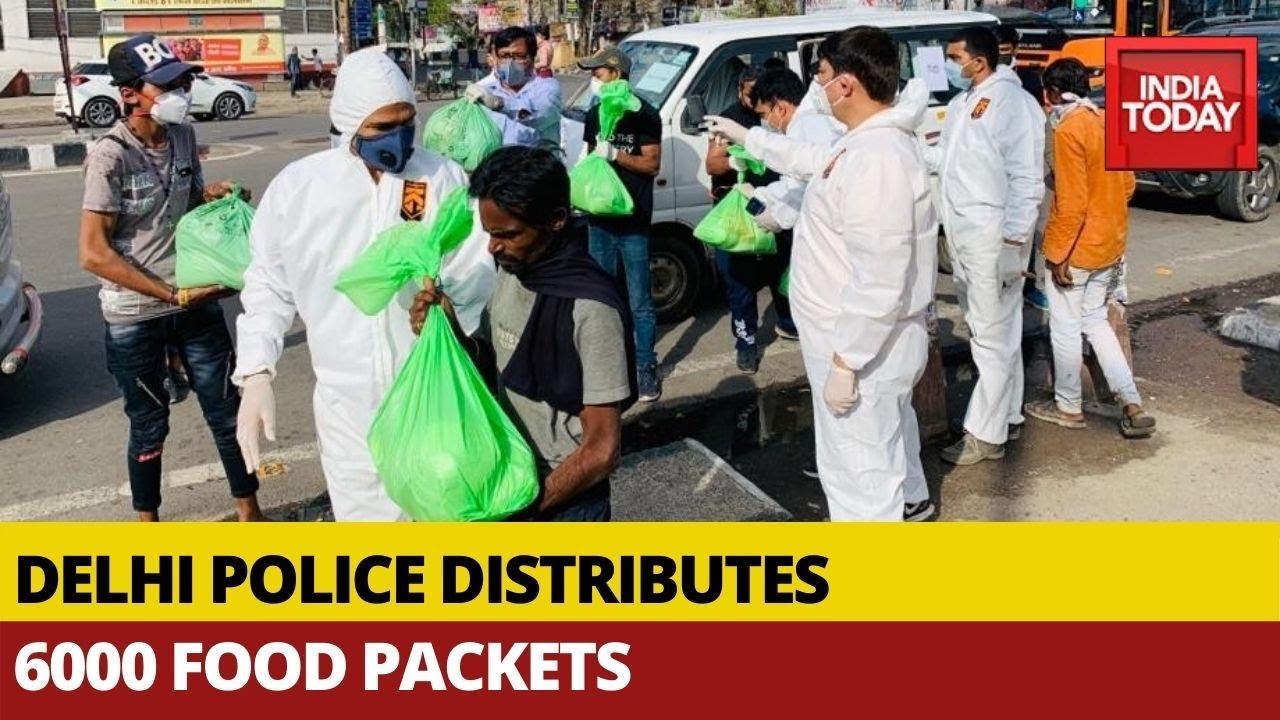Coronavirus Lockdown: Delhi Police Distributes 6,000 Food Packets Across National Capital