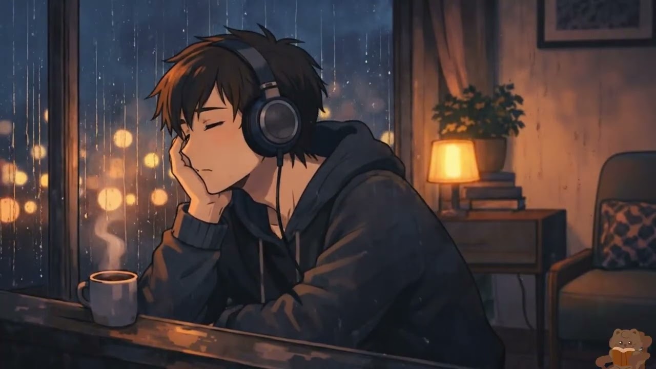 Cozy Rainy Night Lofi | Chill Music for Deep Thinking & Relaxation 🌧️☕