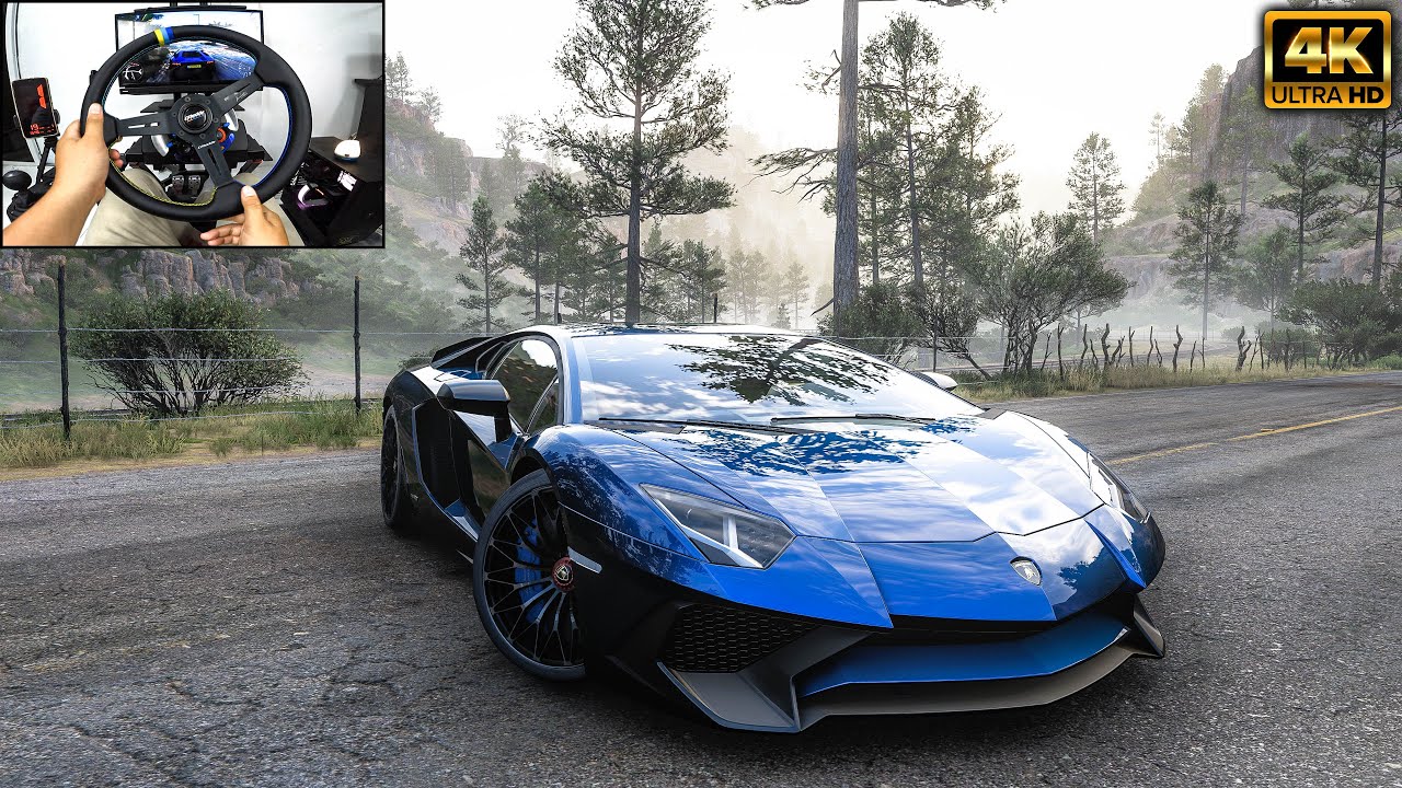 Lamborghini Aventador Superveloce | Forza Horizon 5 | Logitech g29 gameplay