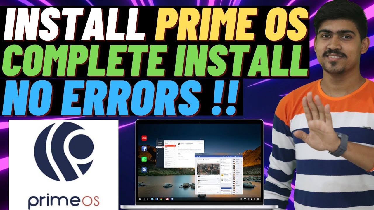 Install Prime OS On PC | Dual Boot Prime OS And Windows | How To Install Prime OS In PC | Play BGMI