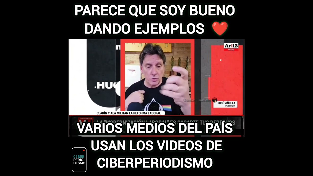 ⚠️ Mi trabajo en CiberPeriodismo fue usado todos estos a&ntilde;os por varios periodistas 