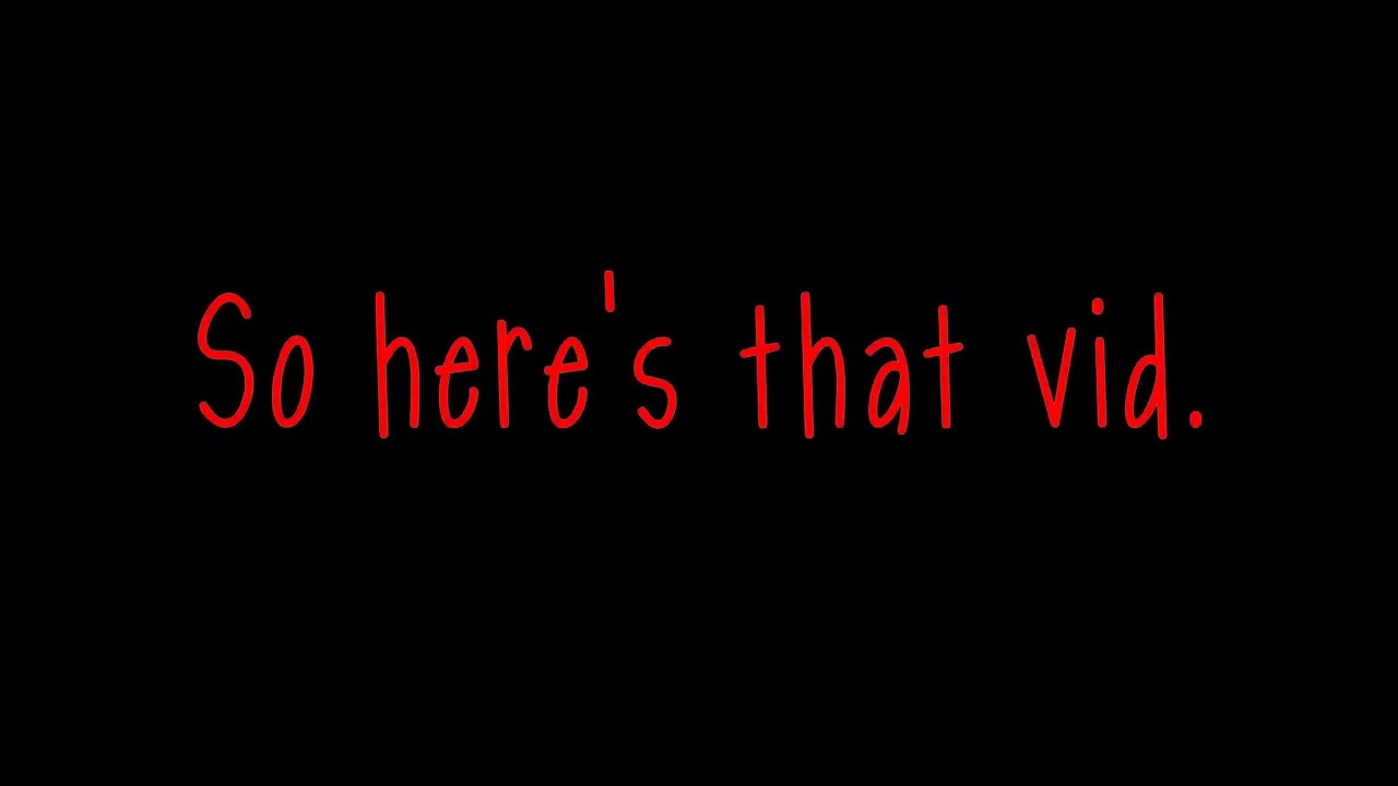 Strange video I did NOT make.