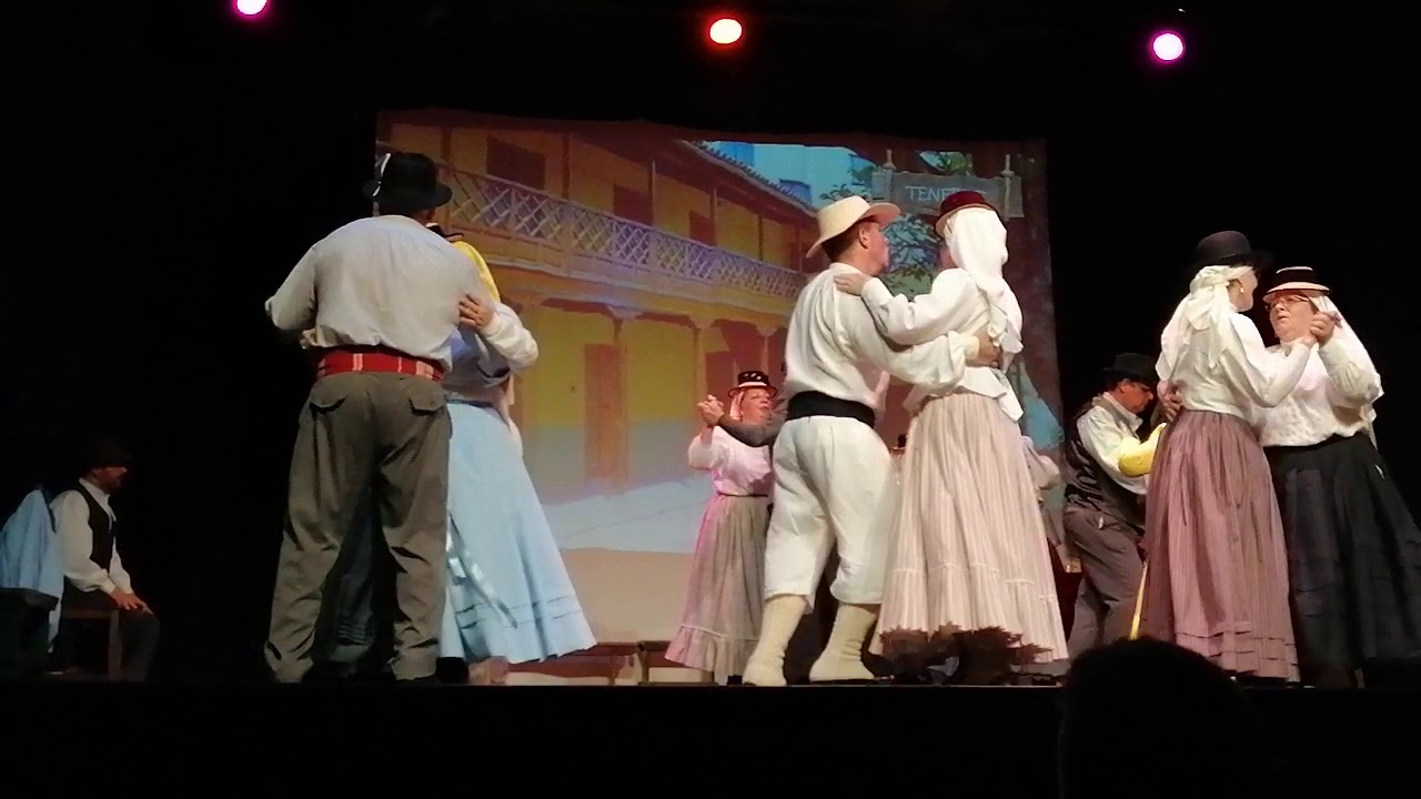 Rumbita Canaria Fin de Curso de la Escuela de Bailes Tradicionales de LOS REALEJOS