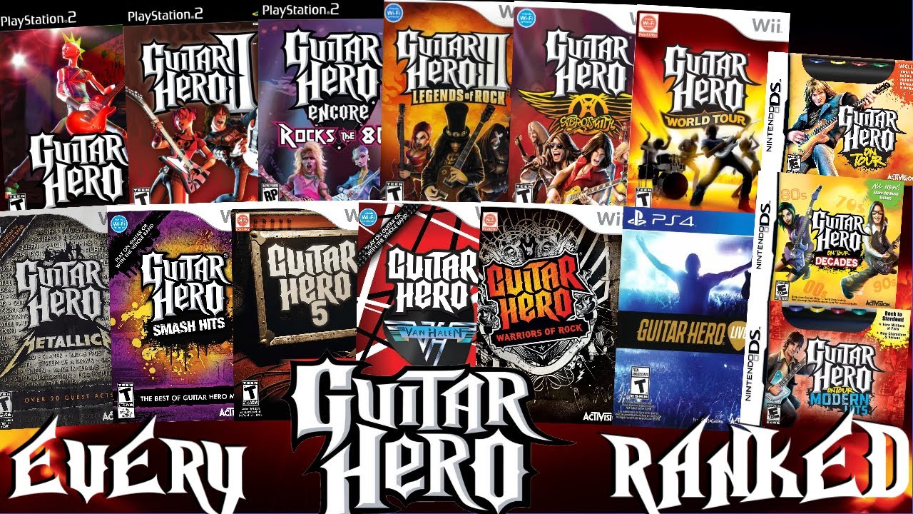 Рейтинг ВСЕХ игр серии Guitar Hero от ХУДШИХ ДО ЛУЧШИХ (14 лучших игр)