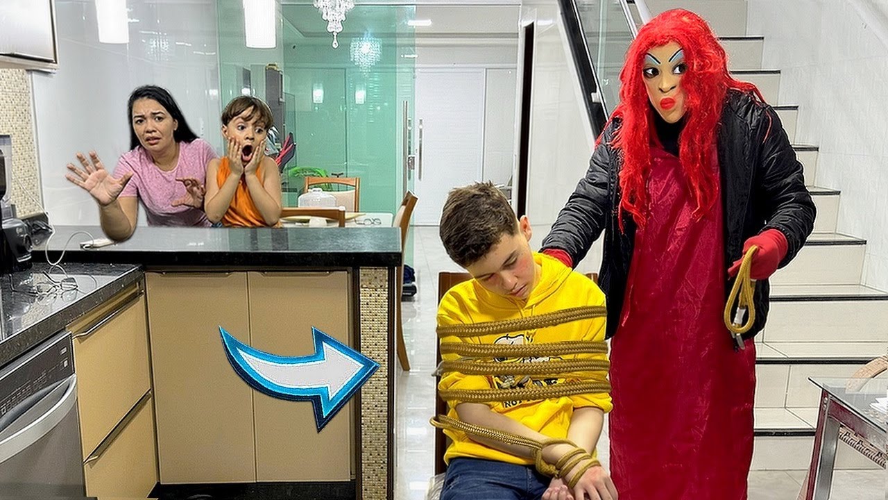 A MULHER DO CABELO VERMELHO AMARROU O IGOR - ELE DESMAIOU!!