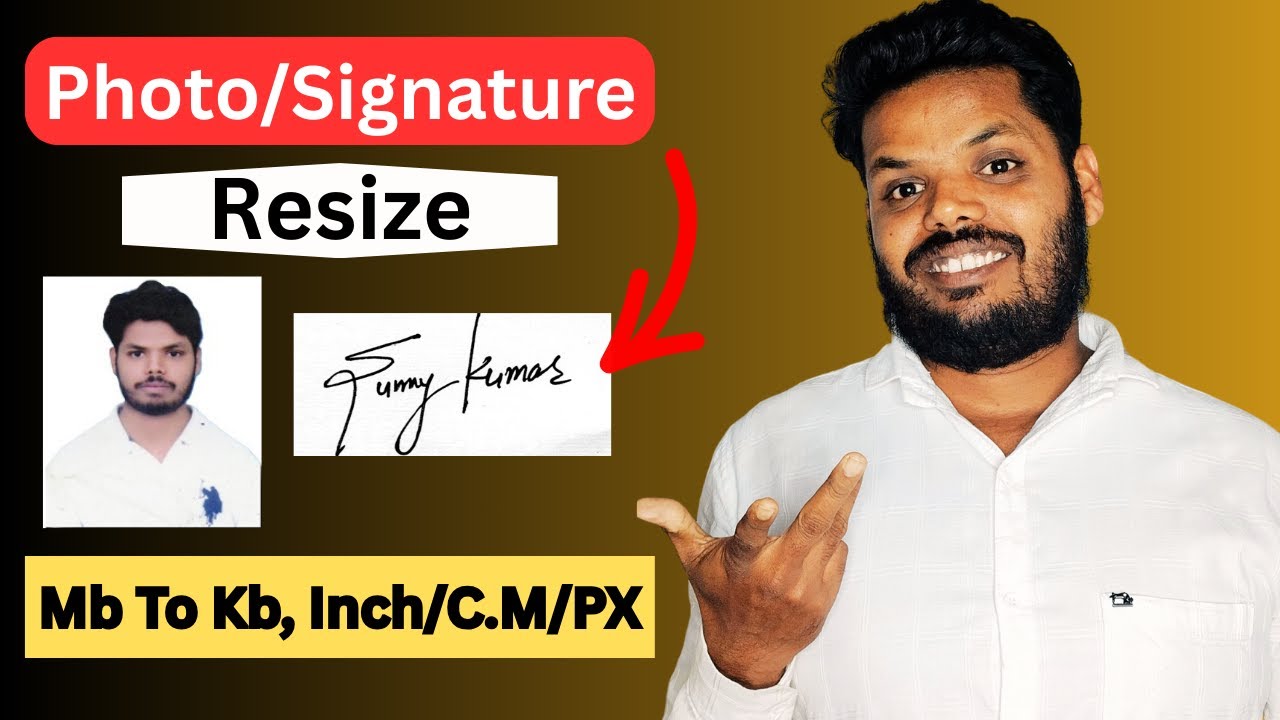 Photo & Signature Resize Karne Ka Sabse Aasan Tarika | 100% Perfect Size | Cyber Cafe Trick