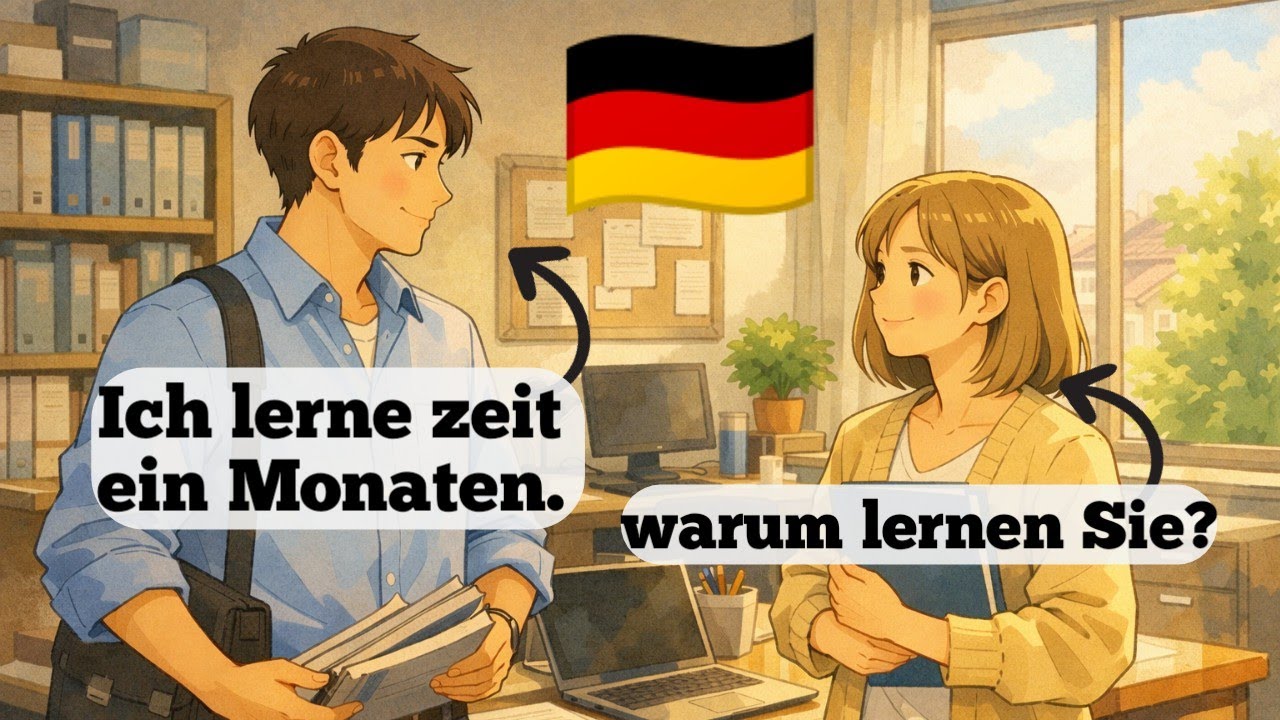 Deutsche Dialoge für den Alltag | Listening & Speaking Training