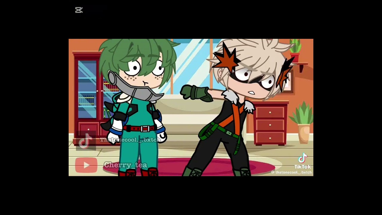 /2 gacha club bakudeku 🧡💚