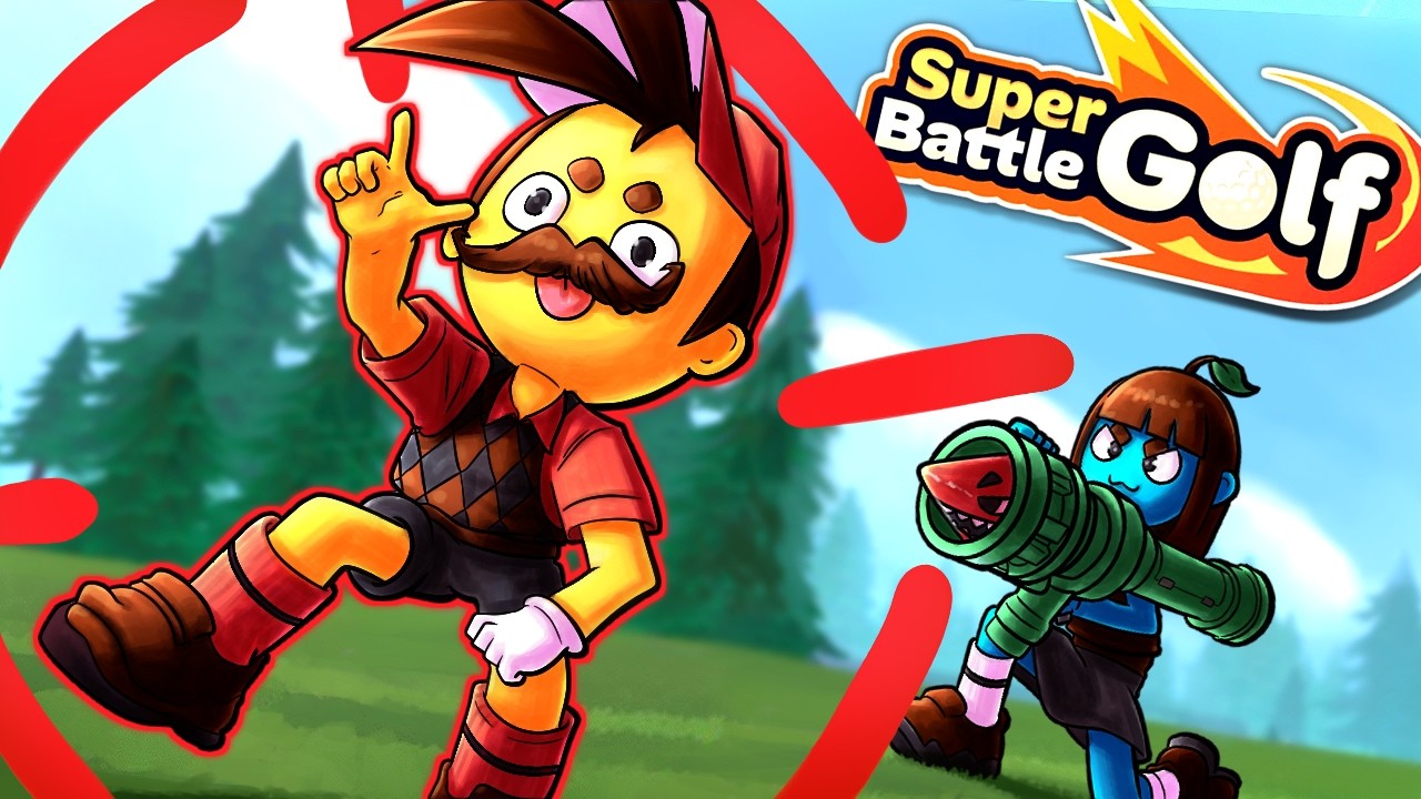 BAZOOKAS IN GOLF?! (Super Battle Golf w/ Friends)
