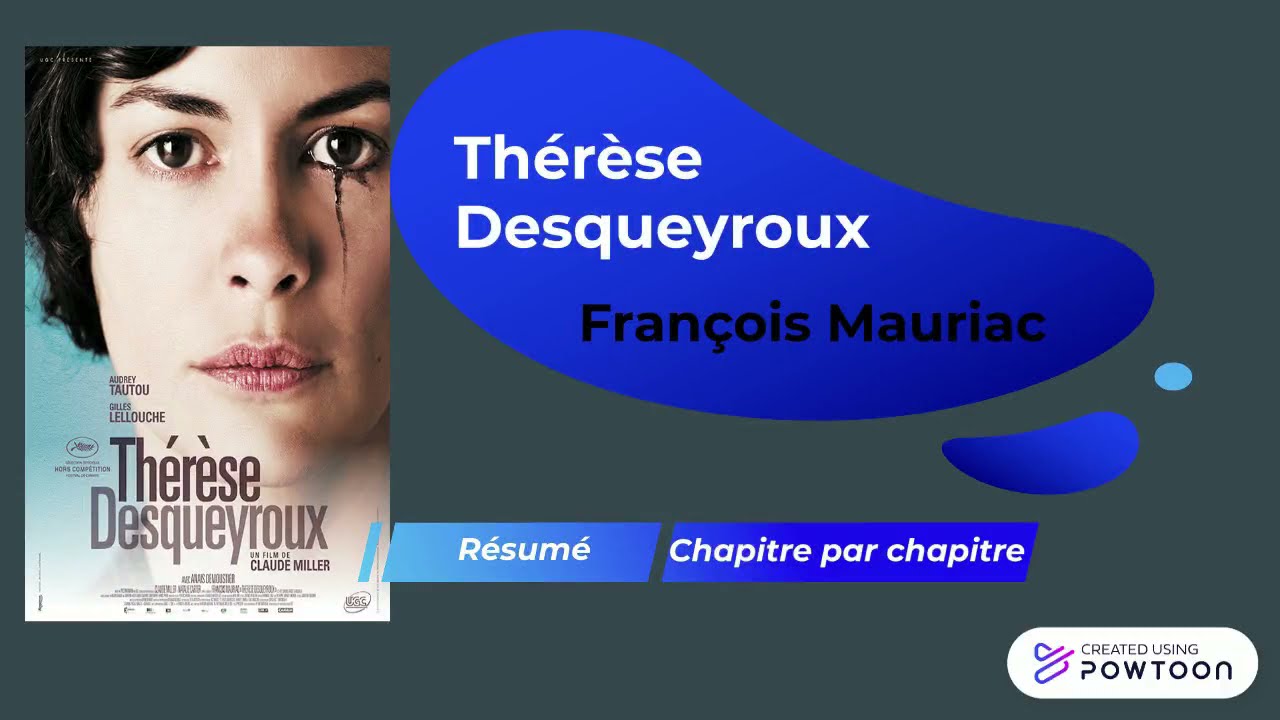 Thérèse Desqueyroux, résumé chapitre par chapitre