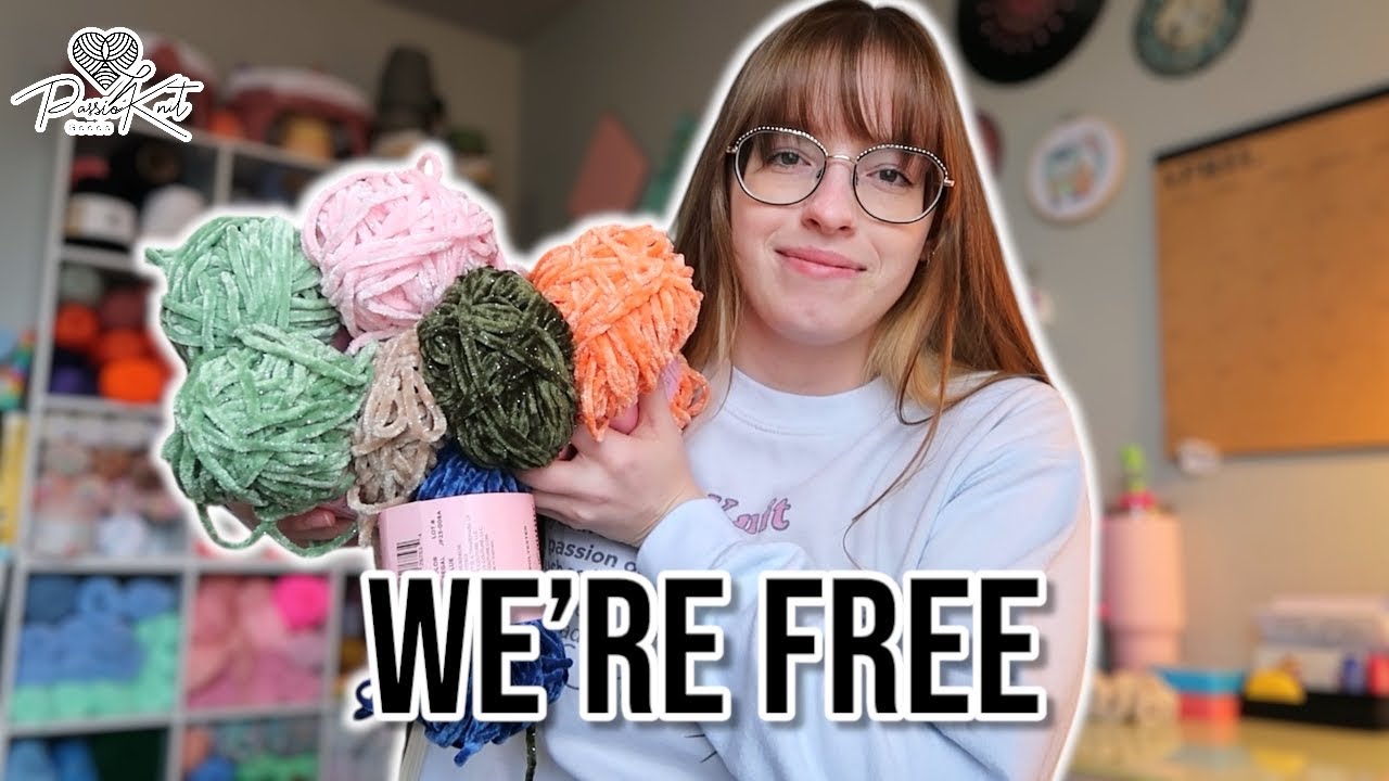 Finishing my last custom scrunchie order | PassioKnit Vlog