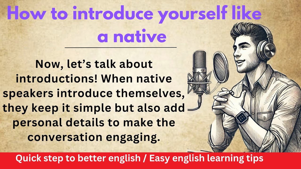 How to introduce yourself like a native speaker | Stop Translating in Your Head 