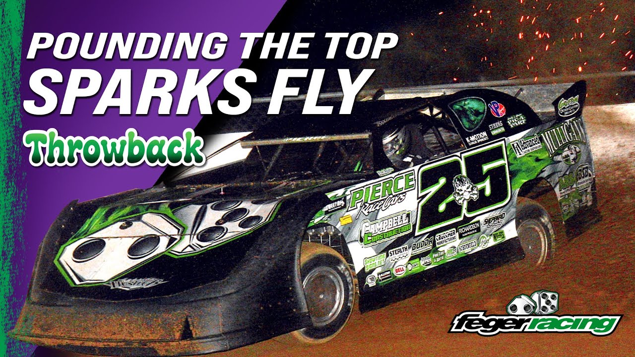 Pounding the Top Side - to grab the win at Kentucky Lake Motor Speedway's March Madness in 2009.