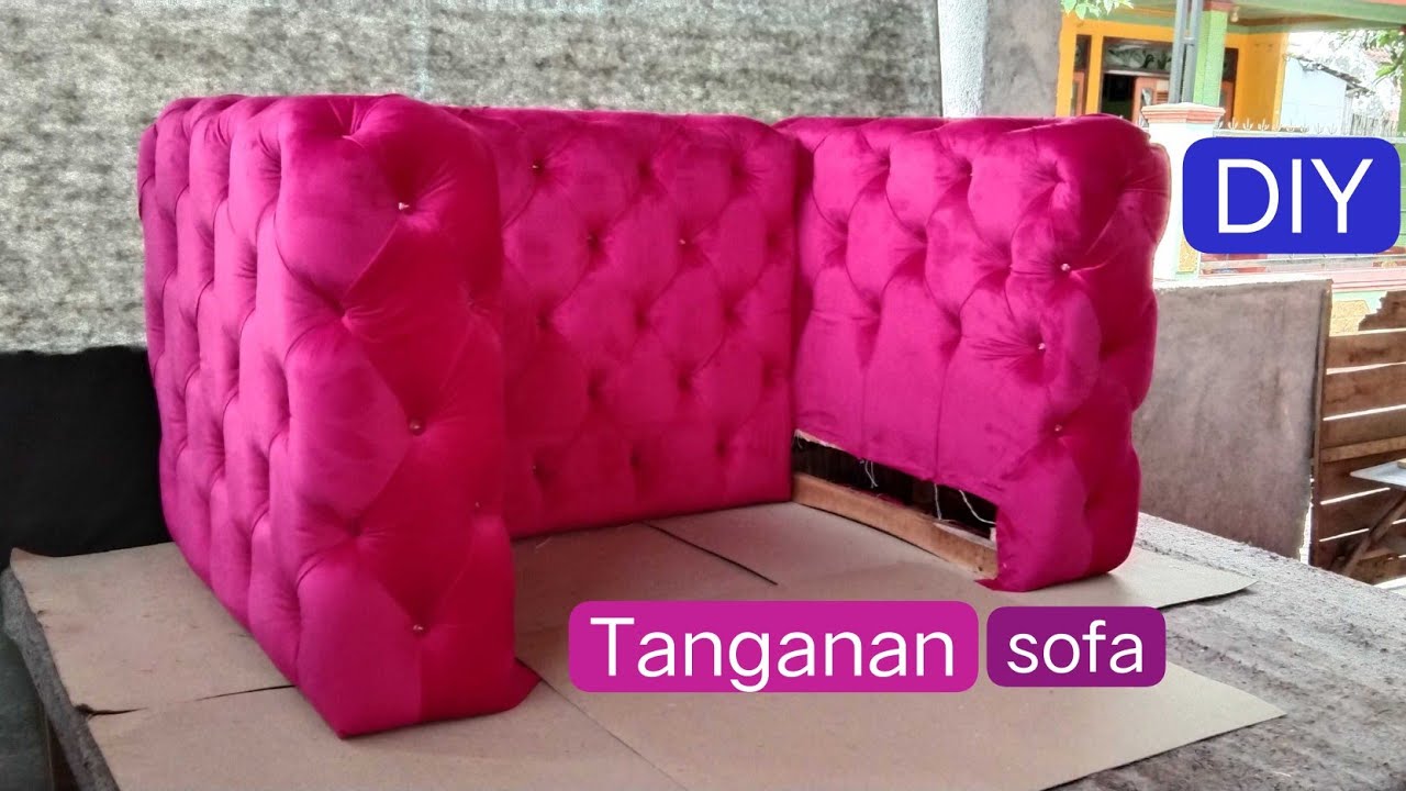 MEMBUAT TANGANAN SOFA kancing seribu/How to make,@BambangWarnoto