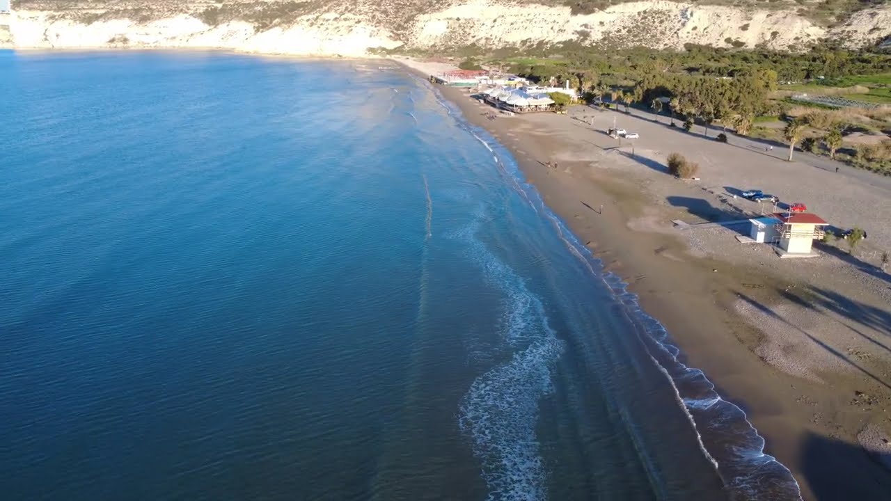 The Epic Cliffs of Kourion Beach | Cyprus Drone 2.7K